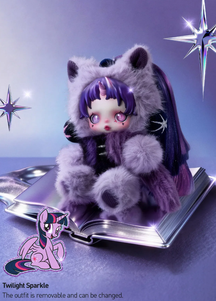 SKULLPANDA × My Little Pony Series Plush Blind Box